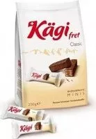 Mängden socker i Fret Classic EINZELVERPACKTE MINIS Feinste Schweizer Schokoladewaffel