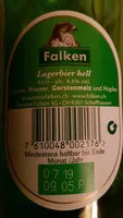 Mängden socker i Falken Lager hell