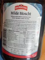 Mängden socker i milde moscht alkoholfrei