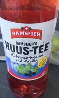 Mängden socker i Ramseier thé maison thym citron et aronia