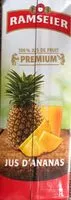 Mängden socker i Jus d'ananas premium