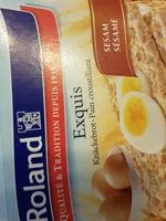 Mängden socker i Pain Croustillant Sésame Roland 200 gr, 5 Paquets