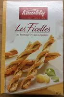 Mängden socker i Ficelles Fromage & Légumes