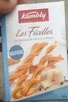 Mängden socker i FICELLES CHEVRE POIVRE 100G - KAMBLY - 100g