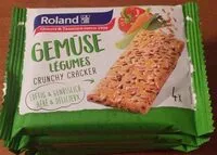 Mängden socker i Gemuse Legumes crunchy cracker