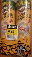 Mängden socker i Pringles Classic Paprika