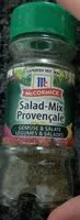Mängden socker i Salad mix provençale