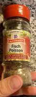 Mängden socker i Mccormick Fisch