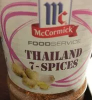 Mängden socker i Thailand 7 épices
