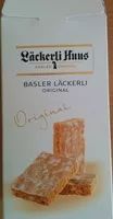 Mängden socker i Basler Läckerli - Original