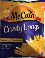 Mängden socker i Pommes Crusty longgs