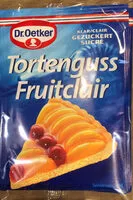 Mängden socker i Tortenguss Fruitclair