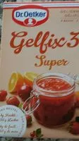 Mängden socker i Gelfix Super 3:1 / Gélifiant
