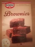 Mängden socker i Brownies Backmischung