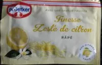 Mängden socker i Finesse Zeste de citron