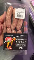 Mängden socker i Saucisse à rôtir de porc au Kirsch