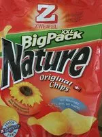 Mängden socker i BigPack XXL Nature Original Chips