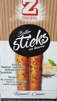 Mängden socker i Butter sticks au beurre