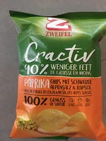 Socker och näringsämnen i Zweifel cractiv chips