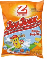 Mängden socker i JouJoux Chips Paprika