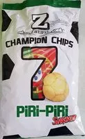 Mängden socker i Champion chips Piri-piri snacketti