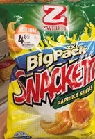 Mängden socker i Snacketti Paprika Shells