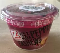 Mängden socker i Red and black peper cashews