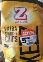 Mängden socker i Kezz Extra Crunchy Chips Sweet Barbecue
