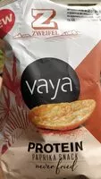 Puffed salty snacks made from potato and soy