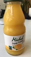 Mängden socker i Michel Orange Premium Fair Trade, Orangensaft