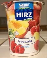 Mängden socker i Nestlé Hirz Joghurt Pêche Melba