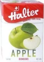 Mängden socker i Bonbon Halter Sans Sucre Pomme