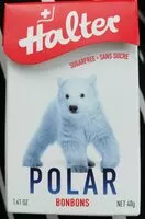 Mängden socker i Bonbons polar
