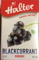 Mängden socker i Blackcurrant bonbons
