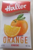 Mängden socker i Orange bonbons