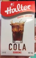 Mängden socker i Bonbon Halter Sans Sucre Cola