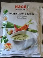 Mängden socker i Potage cœur d'avoine