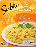 Mängden socker i Risotto Milanese