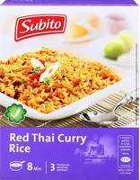 Mängden socker i Red Thai Curry Rice