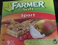 Mängden socker i Farmer Soft Sport, Cranberries