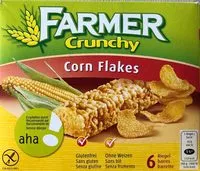 Mängden socker i Farmer Crunchy Corn Flakes