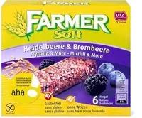 Mängden socker i Barres de céréales myrtilles/mûres 