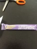 Mängden socker i Barre chocolat au lait