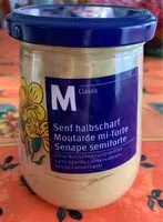 Mängden socker i Moutarde Mi-Forte Sans Agents Conservateurs