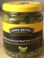 Mängden socker i Concombres extra fins aux epices