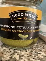 Mängden socker i Cornichons Extras-fins Aux épices Reitzel