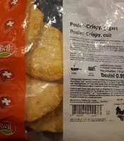 Mängden socker i Poulet-Crispy, cuit