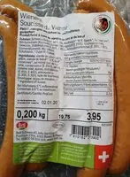 Mängden socker i Saucisse de Vienne