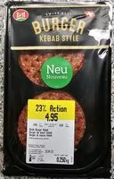 Mängden socker i Rinds Burger Kebap Style