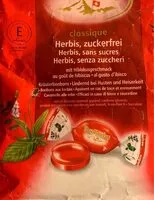 Mängden socker i Herbis, sans sucres